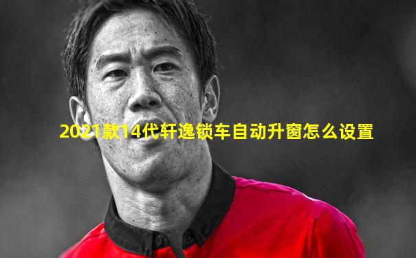 2021款14代轩逸锁车自动升窗怎么设置