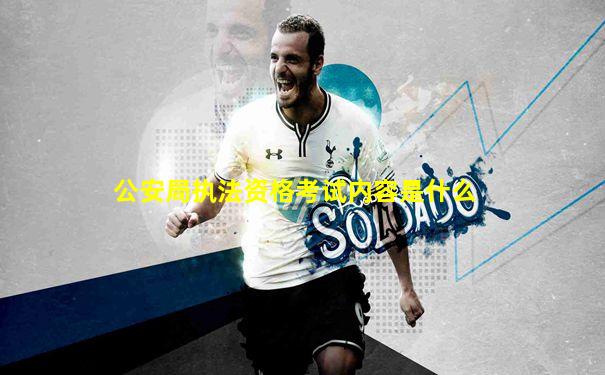 公安局执法资格考试内容是什么