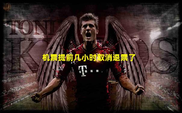 机票提前几小时取消退票了